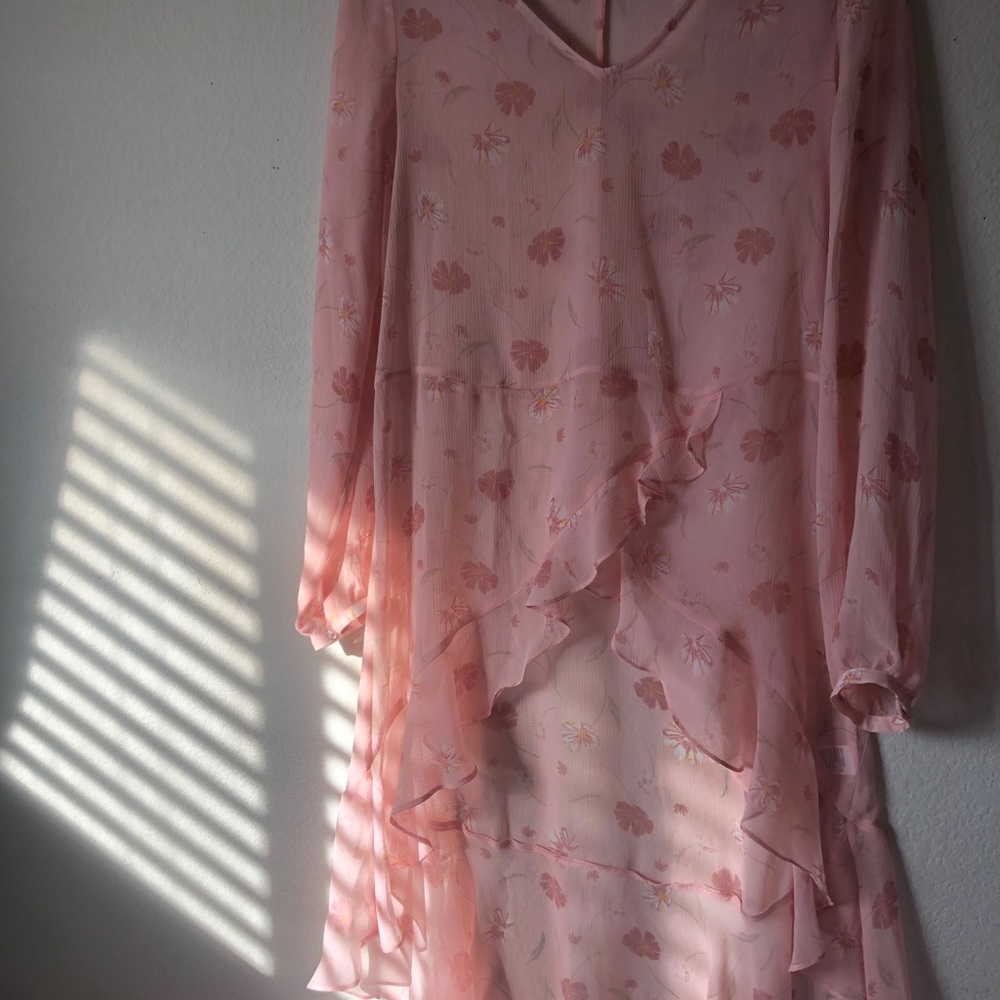 pink kaari beach dress flowy